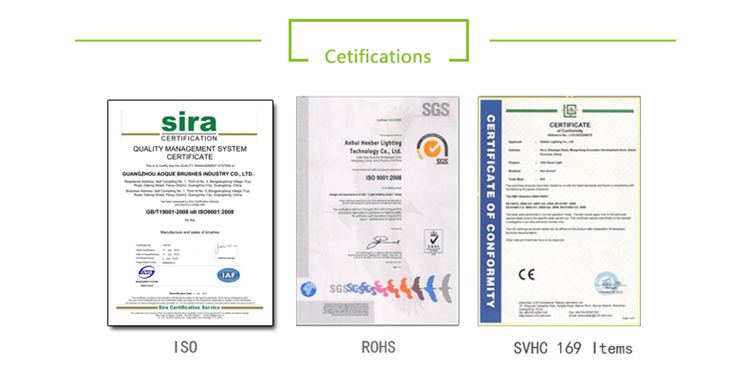 Weatherseal Strip Brushes Certifications