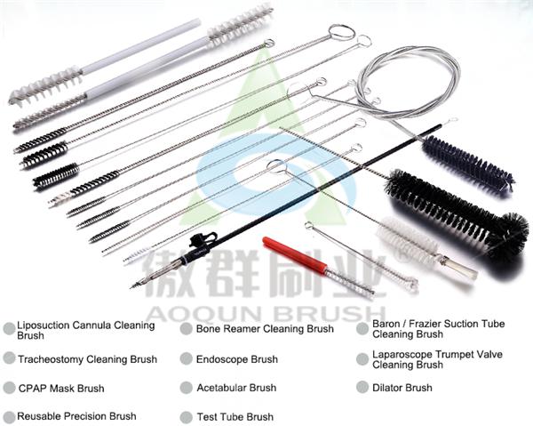 Cannula Instrument Cleaning Brushes