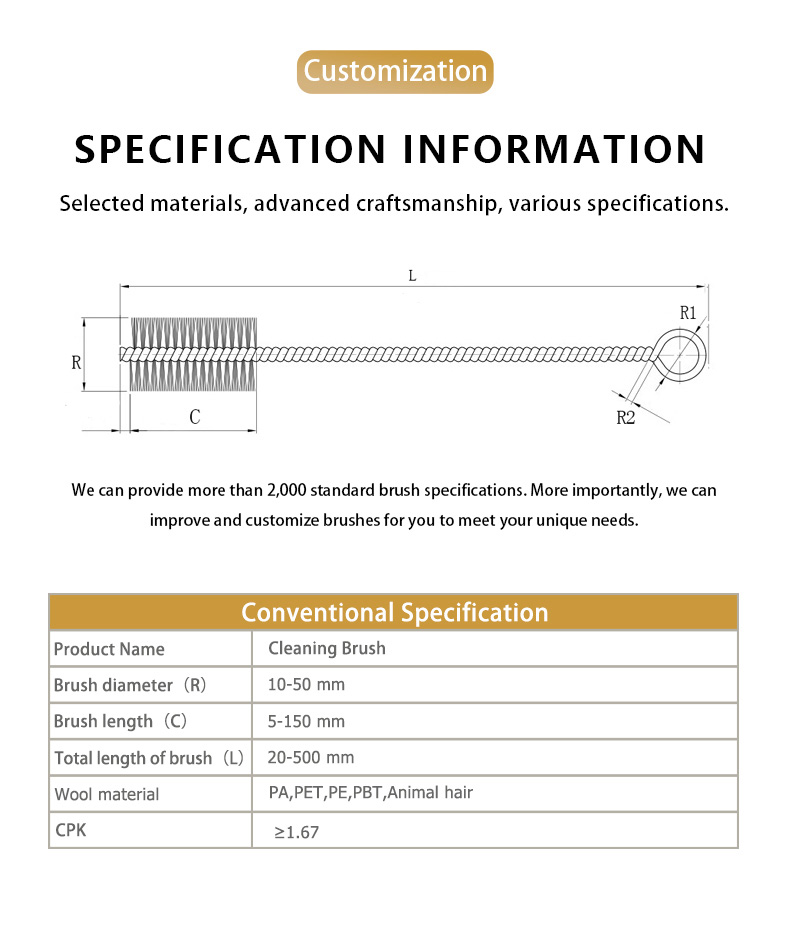 specifications of espresso machine cleaning brush