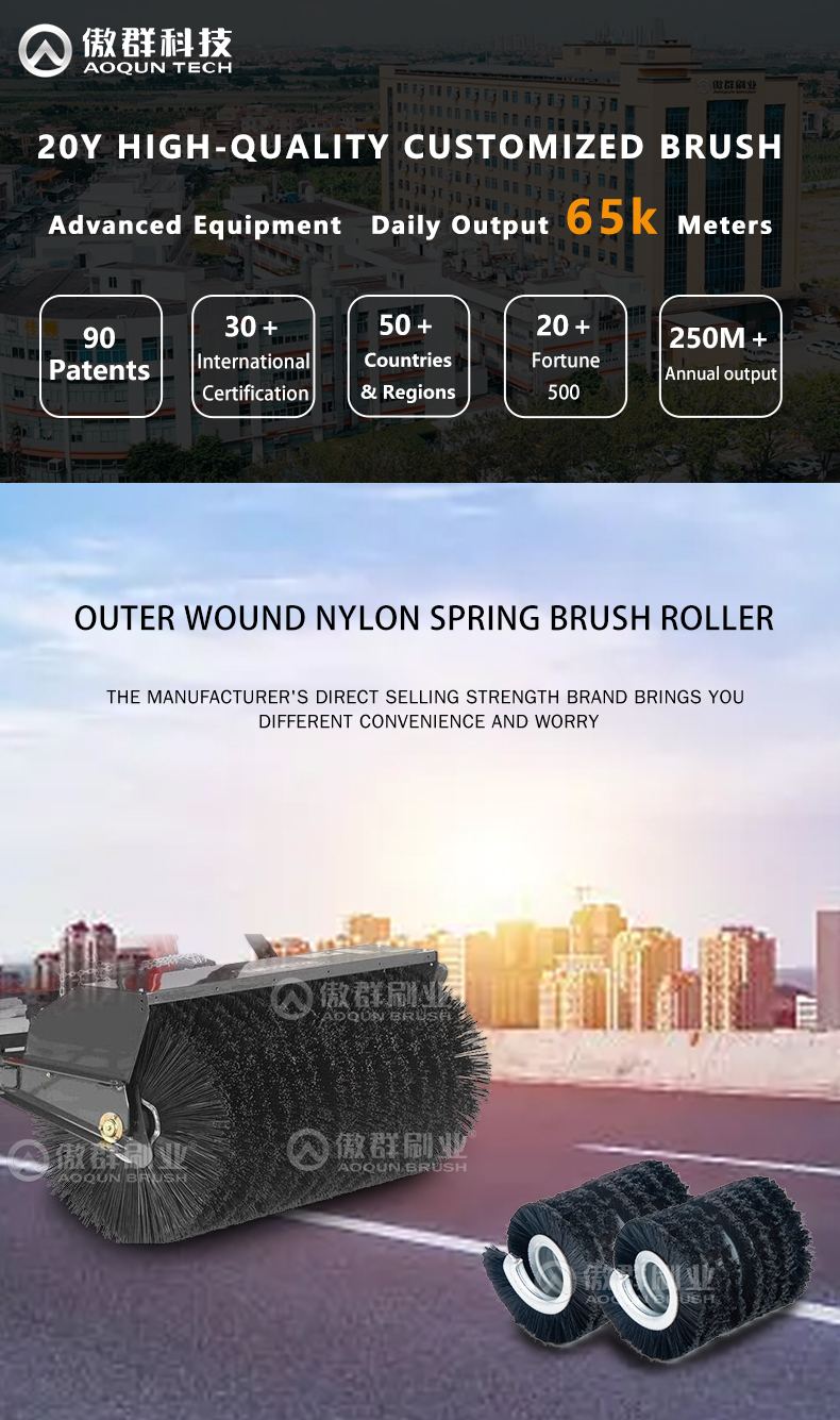 Nylon Outer Wound Spiral Spring Brush