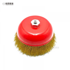 Cup Brush for Polishing, Polishing Wheel Cup Brush, Brass Cup Brush for Surface Polishing